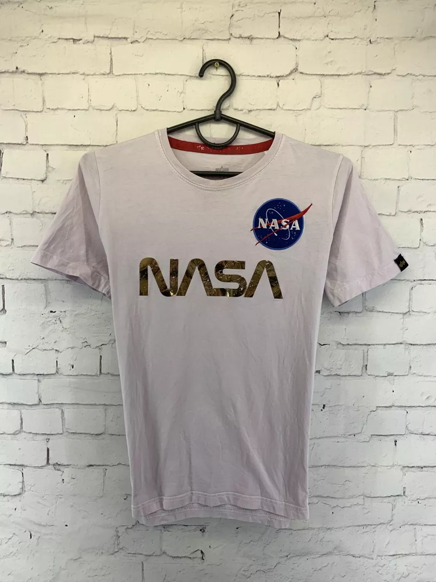 INDUSTRIES M ALPHA NASA T-SHIRT CASUAL JERSEY WOMEN ORIGINAL SHIRT TEE X SIZE | eBay