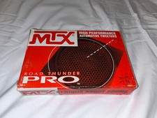 RARE NIB PAIR MTX ROAD THUNDER PRO 1" SOFT DOME TWEETERS MADE IN TAIWAN FREESHIP