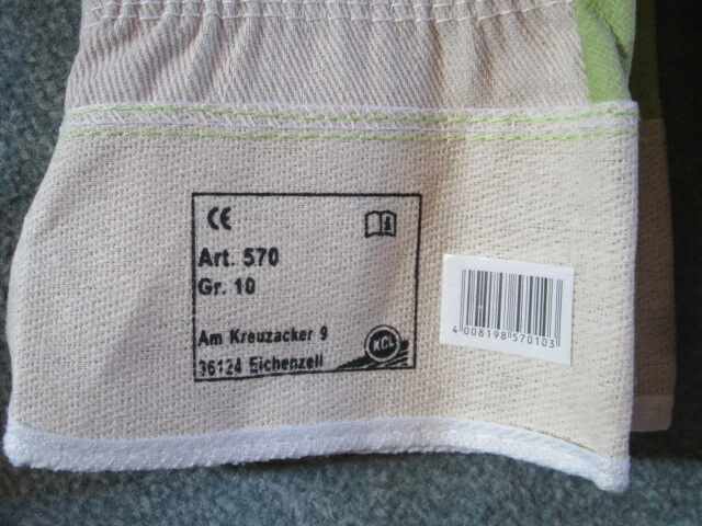 Handschuhe KCL 6 Paar 570 Haushalt Beruf Handwerk  Gr. 10 neu unbenutzt OVP - Bild 3 von 3