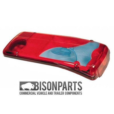 *MAN TGM (2005 - 2013) RÜCKLEUCHTENGLAS HINTEN (BLAU) FAHRERSEITE RH BP90-121