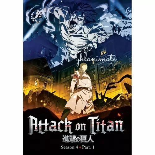 Anime DVD Attack On Titan The Final Season 4 Part 1 (1-16 End) English  Dubbed