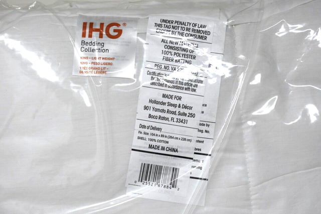 Generic Duvet Cover 104 x 89 in - White 