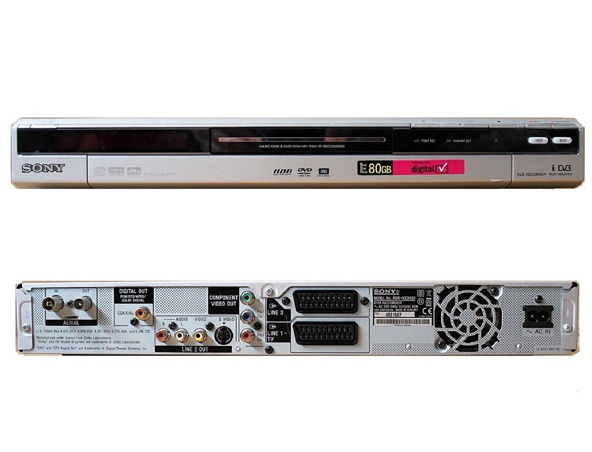 Sony RDR-HXD560 Freeview Digital 80GB HDD DVD Recorder,PVR,DVR,Ext