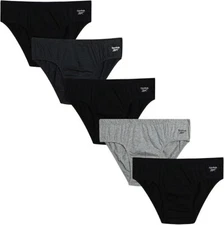 3 or 5 Reebok MEN'S BIKINI BRIEFS LOW RISE Modern COLORS UNDERWEAR S,M,L,XL
