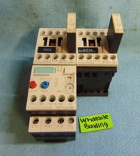 SIEMENS 3RT1015-1BB41, REVERSING CONTACTOR ASSEMBLY, W/ OVERLOAD RELAY 3RU1116-