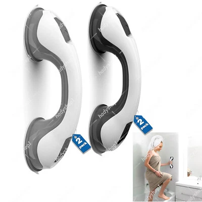 HEYOMART 2x Badewannengriff Duschgriff Badewanne Haltegriff Saugnapf Sauggriff Duschhilfe