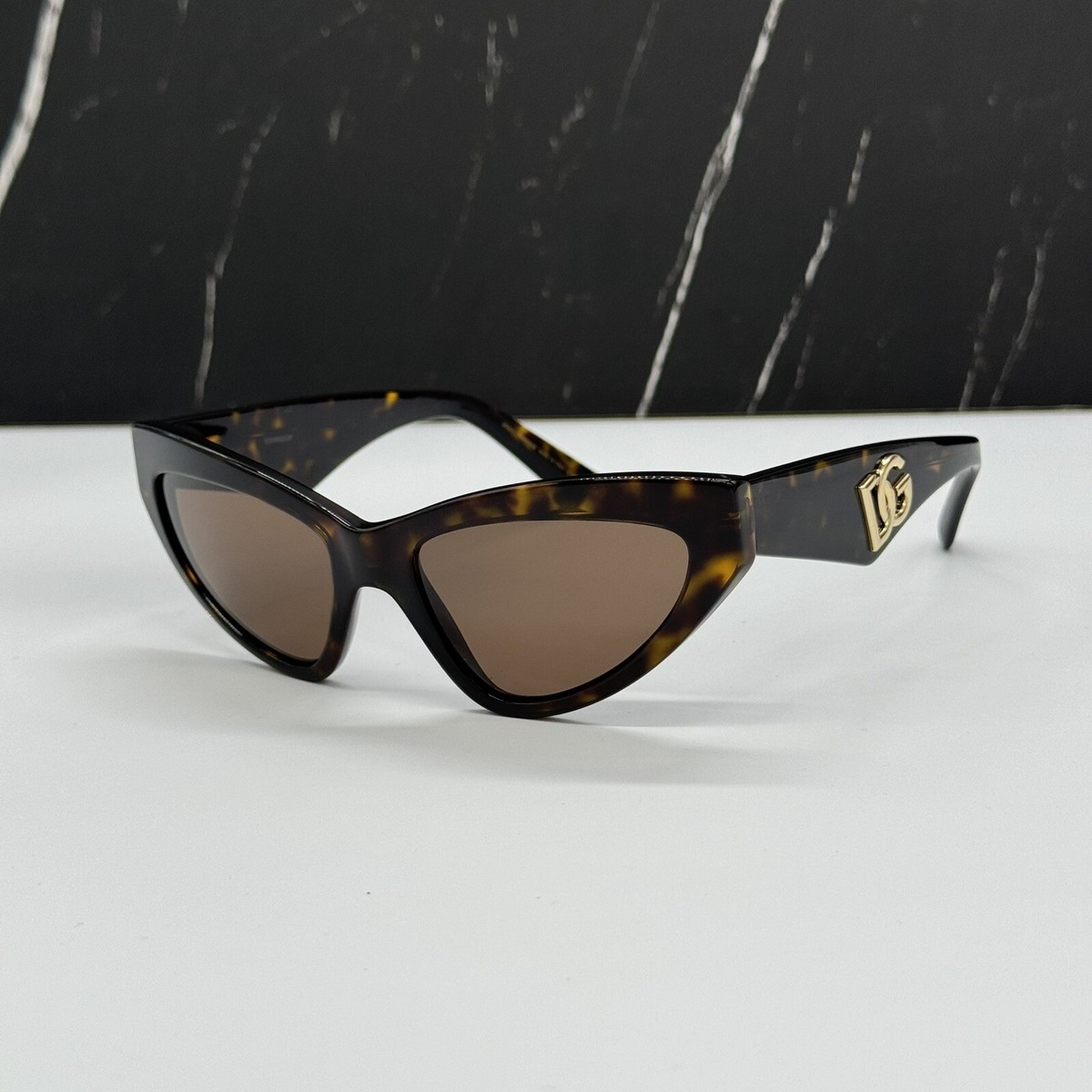 NEW DOLCE&GABBANA DG4439 502/73 WOMEN CAT EYE HAVANA 