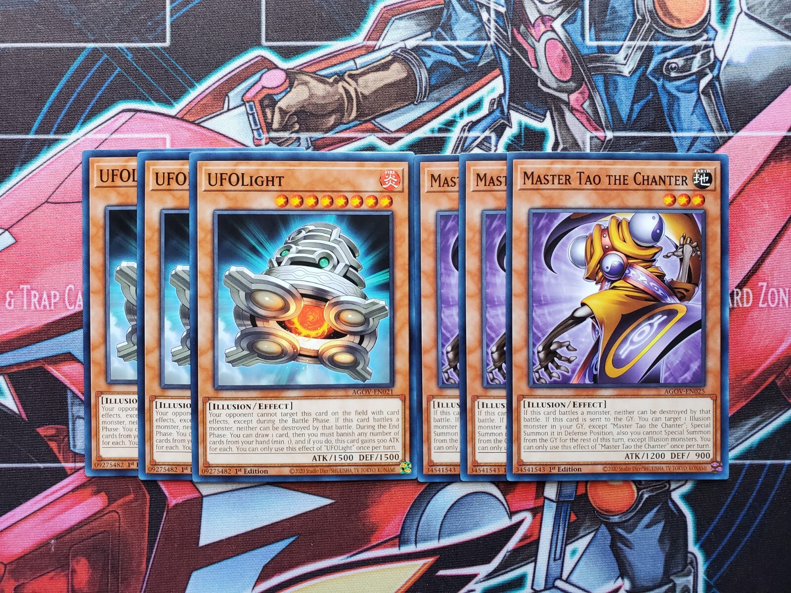 YUGIOH x3 AGOV MASTER TAO THE CHANTER 3x UFOLight Illusion | eBay