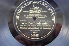 LEOPOLD DEMUTH WILHELM HESCH ELSA BLAND 12" 78 RPM WIE FREU' ICH MICH G&T 044070