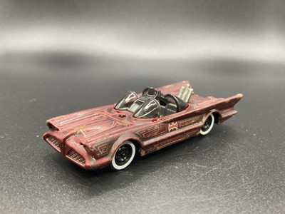 1960 s Batmobile Rusty Weathered Custom 1/64 Diecast Hot Wheels Rat Rod