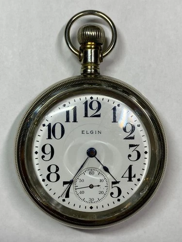 Antique Elgin 15 Jewels Pocket Watch, Pre-Owned, Doesn't Run (RB-#14)