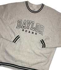 Retro Champion Reverse Weave Baylor Bears University Sweatshirt XL Vintage Style