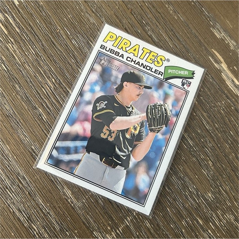 Topps Heritage #265 Bubba Chandler Rookie Pittsburgh Pirates 2026