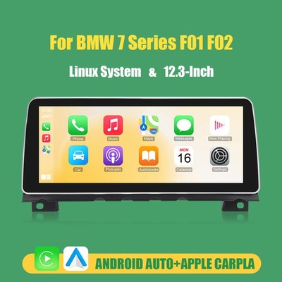 Android Auto Carplay Für BMW 7er F01 F02 12,3'' Multimedia Autoradio GPS Navigat