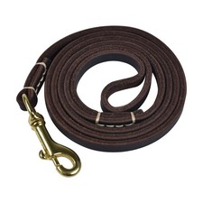 4 Feet / 5 Feet / 6 Feet Genuine Leather Small  Medium Dog Leash, Real Leath...