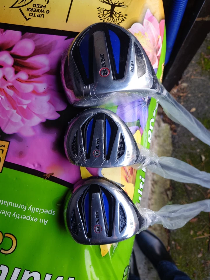 New RAM Golf Woods Set Graphite Shafts Regular Flex Left Hand  - Image 3 of 4
