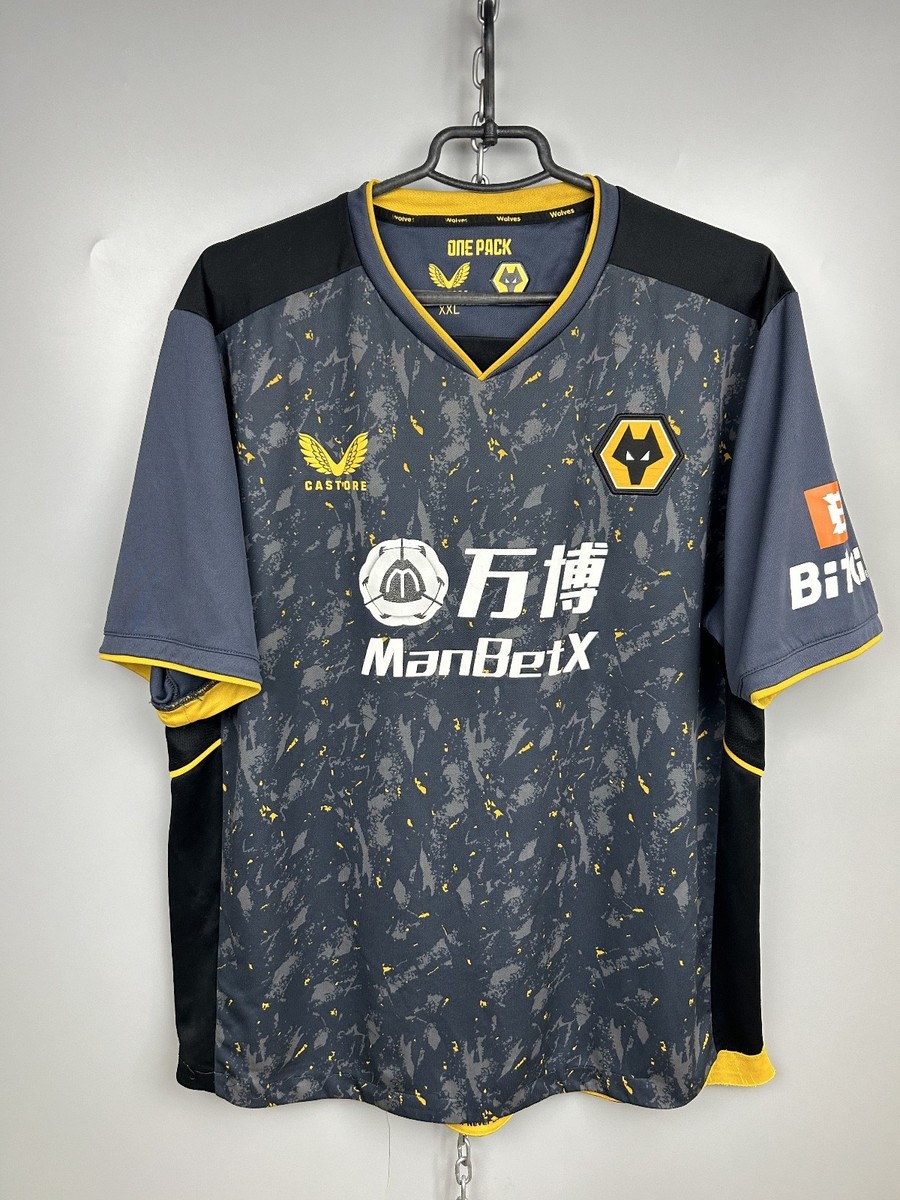 WOLVERHAMPTON WANDERERS 2021/2022 AWAY FOOTBALL SOCCER JERSEY