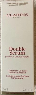 100% AUTHENTIC Clarins Double Serum Age-Defying  50 ml/ 2.5 oz sealed Free Ship
