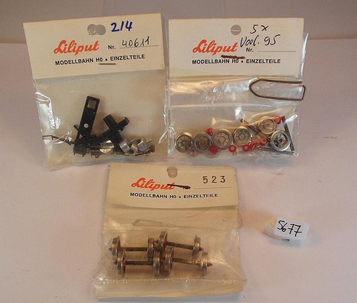 Liliput Spur H0 1/87 Diverse Ersatzteile OVP #5677 | Zustand: Gebraucht