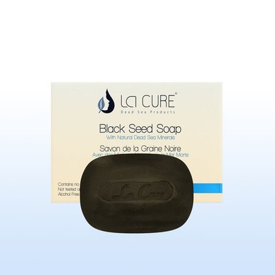 La Cure Black Seed Soap 90g - Dead Sea Minerals & Nigella Sativa Skin Care 3.17o
