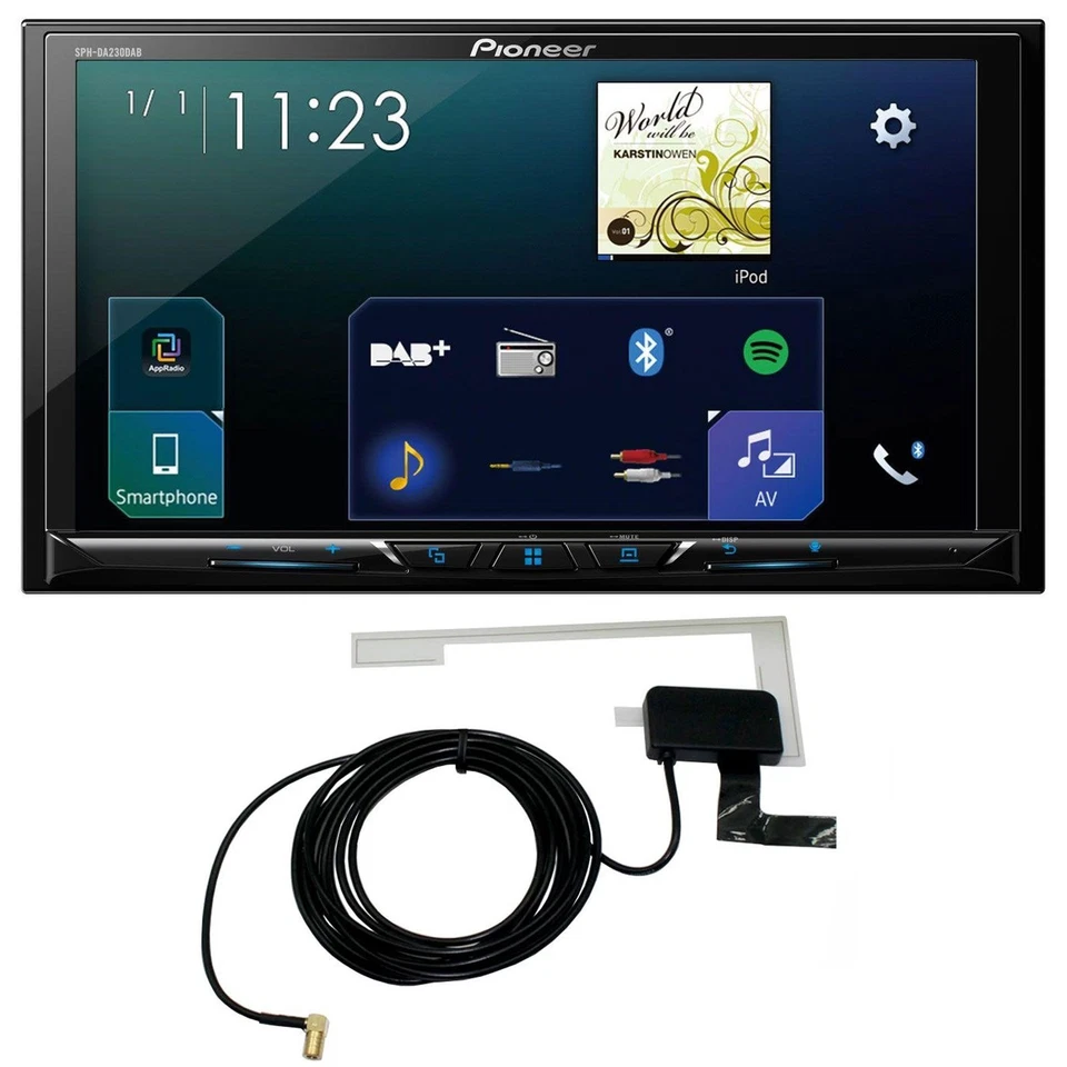 Pioneer 2DIN DAB USB MP3 Bluetooth Autoradio für Hyundai i30 (ab 12) - Bild 2 von 4
