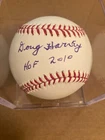 Doug Harvey Ump "HOF 2010" signed auto baseball PSA/DNA  OMLB Bud Selig ball