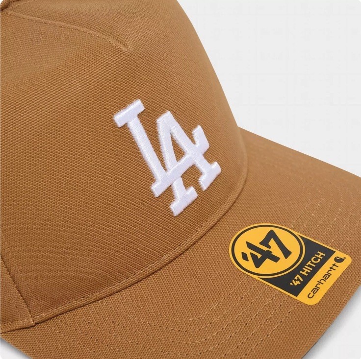 Carhartt x '47 LA Dodgers Team MLB Hitch Snapback Hat Cap