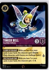 Tinker Bell - Snowflake Collector NM/M Legendary 48/204 Winterspell Lorcana