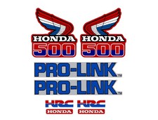 Juego de calcomanías para moto Honda CR500 1985, cubiertas, guardabarros y basculante CR 500