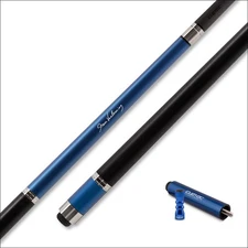 CUETEC CYNERGY 12.5mm Carbon SVB Sapphire Blue Pool Cue 95-132DE - Bundle