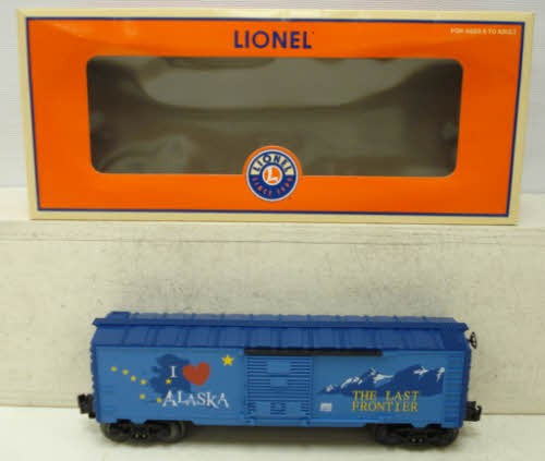 Coche de caja Lionel 6-29935 calibre O I Love Alaska nuevo en caja | Condition: New