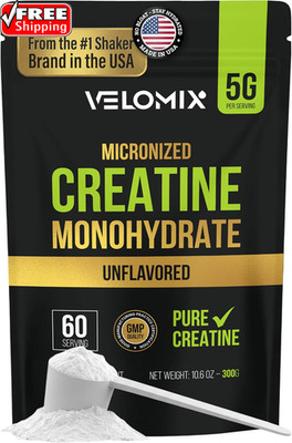 Micronized Creatine Monohydrate Powder - 100% Pure Creatine Powder Unflavored an