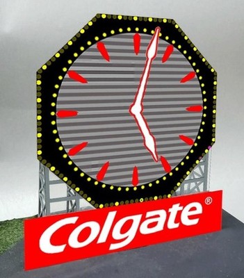 Miller Engineering 883251 Ho/O Colgate Uhr Für HO Modellbahn Zubehör