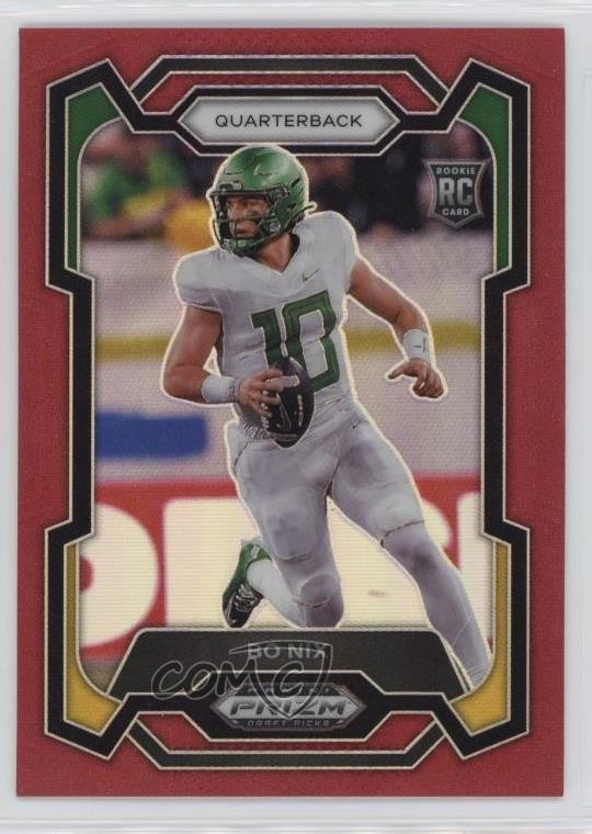 2024 Panini Prizm Draft Picks Red Prizm 253/299 Bo Nix #105 1g0b