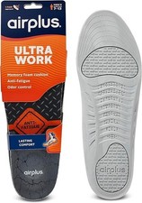 Airplus Ultra Work Memory plus Shoe Insoles for All Day Comfort and Foot Pain Re
