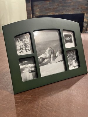 VTG Mikasa/Studio Nova CURVATURE Green EHT28/582 Collage Frame 4x6 New In Box