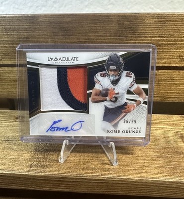 Rome Odunze 2025 Immaculate Collection - Premium Patch Autographs #PPA-ROE /99