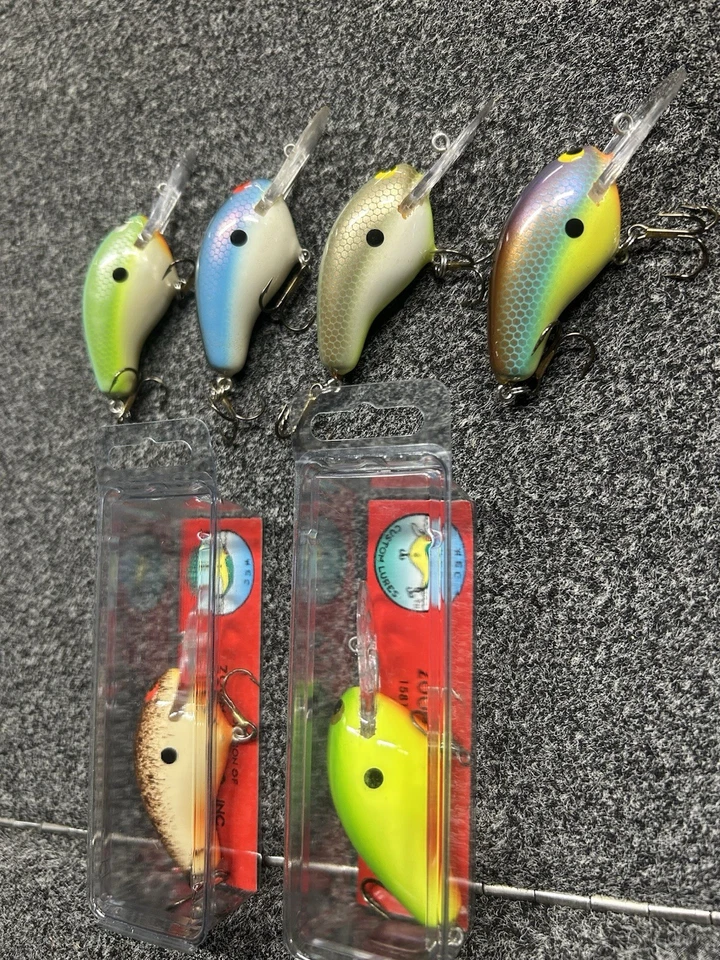 Zoom WEC Señuelos Personalizados Z-200 Balsa Crankbaits, Por Ed Chambers Lote de 6 Señuelos Foto 2 de 4