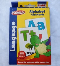 Playskool Flash Cards Suitable for Kids Ages 3 - Up Early Learning With Stickers