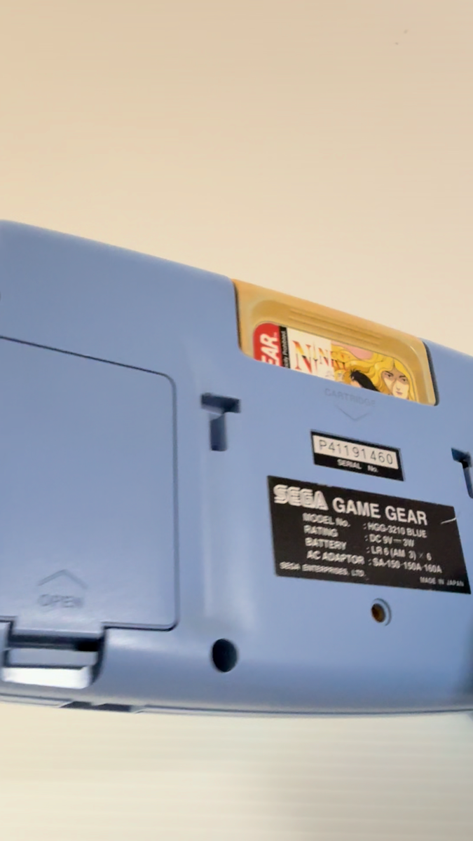 SEGA Game Gear Gamegear Blue Console only from Japan Rare w