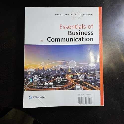 Essentials of Business Communication - Paperback, by Guffey Mary Ellen; - Good o