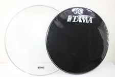 TAMA Imperialstar 22" Drum Heads, Beater and Resonant set of 2 NEW #R5647