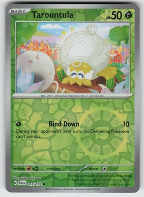 PO-01 Reverse Holo Tarountula 016/193 Common SV02: Paldea Evolved