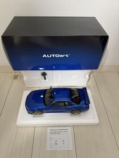 AUTOart 1/18 Nissan Skyline GT-R R34 V-Spec II Bayside Blue BBS LM Wheels