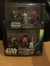 Product Image: New In Box Star Wars Lot Of 2 Power Of The Force Cantina Showdown Cantina Aliens