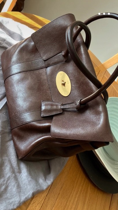 Genuine Mulberry Bayswater Handbag – Tan | Dust Bag & Care Policy/Bar Code.