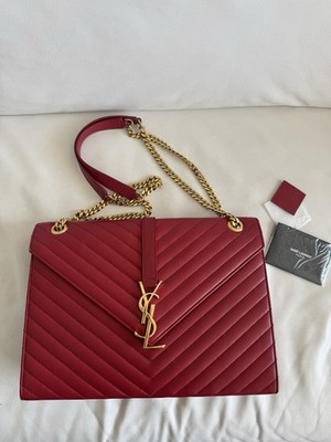 Saint Laurent YSL Large Monogram Envelope, Tasche, Bag
