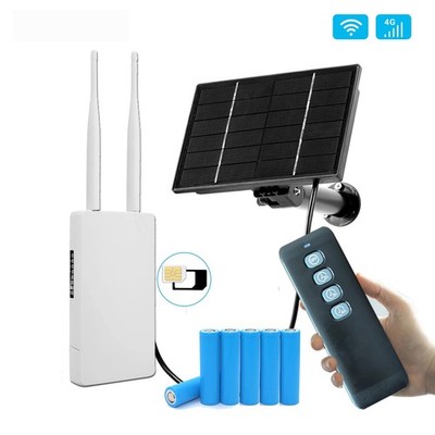 4G Router Wireless 18650 Battery Solar Powerd GSM Sim Card For Solar IP Camera