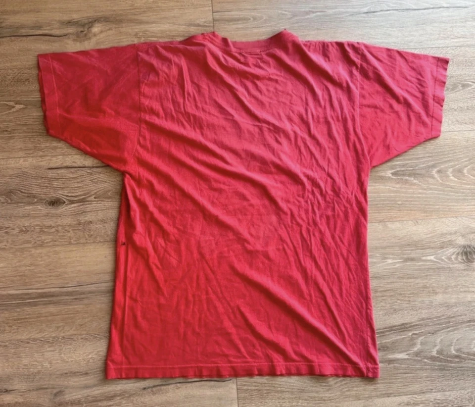T-shirt Vintage Lc waikiki Homme Rouge Taille XL - Photo 3/4