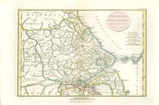 1817 - Original Antique MAP "THESSALY" Ancient GREECE Anacharsis (14)